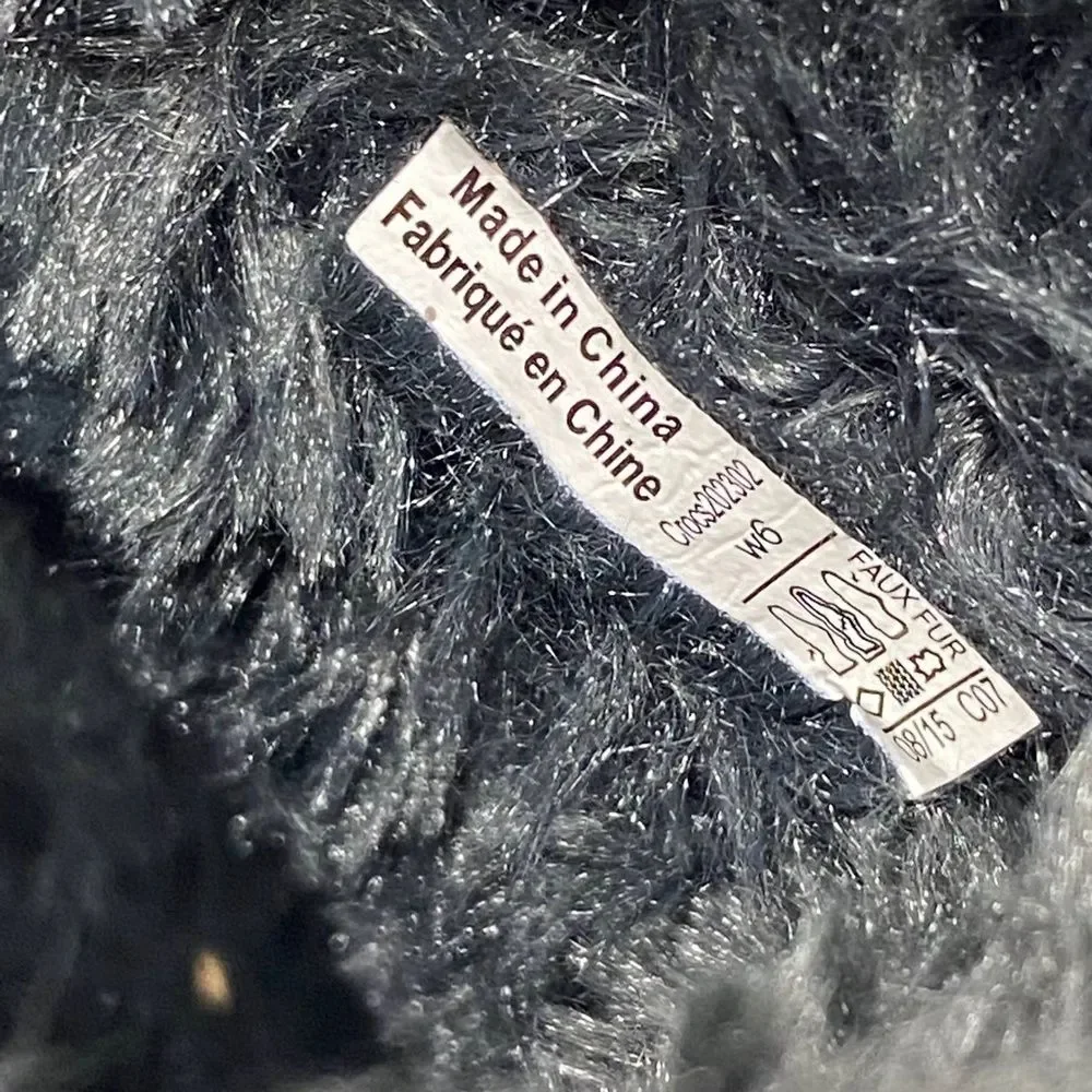 Crocs Cobbler Shimmer Faux Fur Lined Mules - Picture 8 of 8